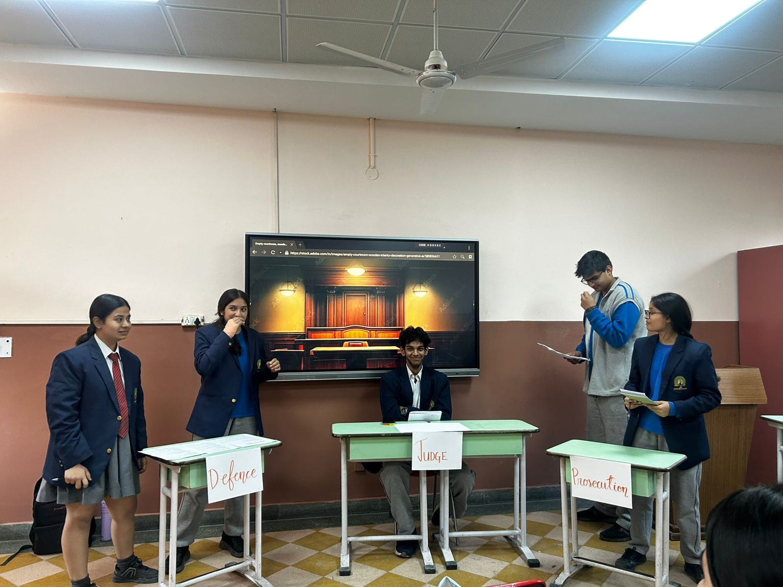 Into the Courtroom: Class XI Legal Studies Mock Trial